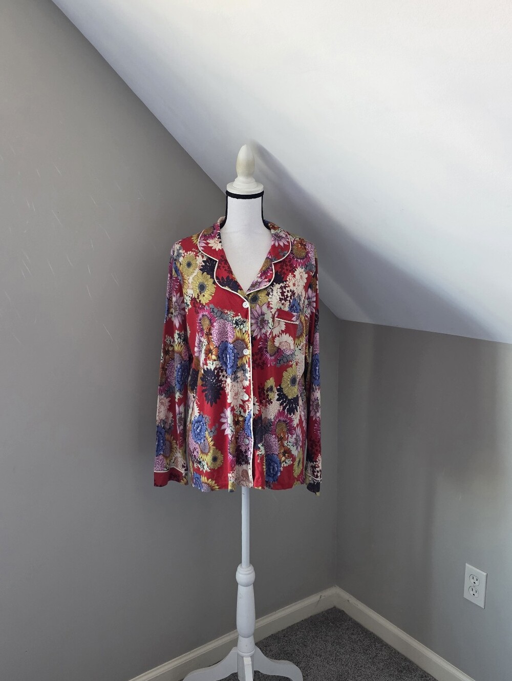 Johnny Was Floral Pajama Top